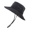 Tooling Bucket Hat Summer Outdoor Men's Sun Hat Light Breathable Flip Button Cowboy Hat Climbing Waterproof Sun Protection Hat