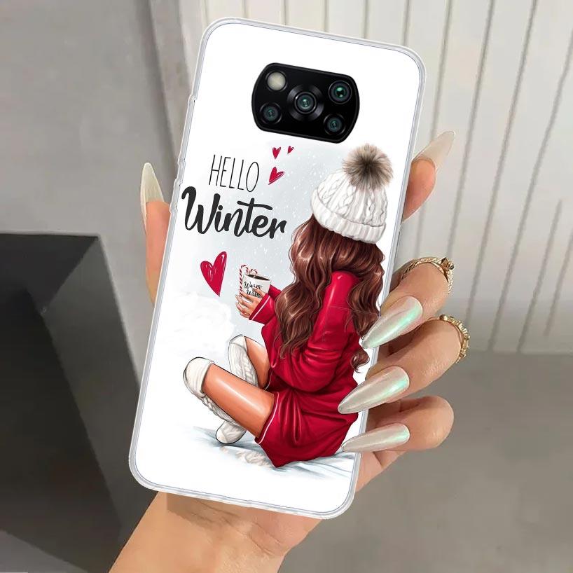 

Girl Boss Female Coffee Phone Case for Xiaomi Poco X5 X6 X7 Pro F7 Ultra M7 Redmi 15 15C 13 13C 12 12C 10 10A 10C 9 9A 9C 9T She Xiaomi Poco F7 Ultra