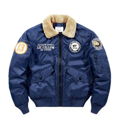 Air Force Jackets Men Thick Cotton Liner Warm Bomber Jacket Men Fashion Streetwear Men's Windbreakers