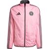 Adidas Inter Miami CF Reversible Anthem Jacket Easy Pink Men Streetwear JE5641