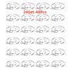 1-18Pcs Universal Stainless Steel Shaft CV Joint Boat Crimp Clamps Kit Driveshaft Cv Boat Clamp 11-11Mm 11-111Mm Adjustable