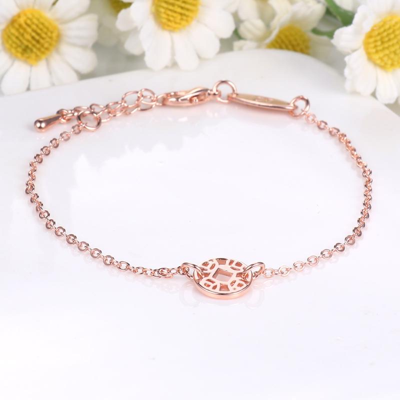 2026 Factory New Fashion Stylish Multi-Functional Braided Red String Wealth Rose Gold Lucky Unisex 24K Gold Plated Gift Bracelet