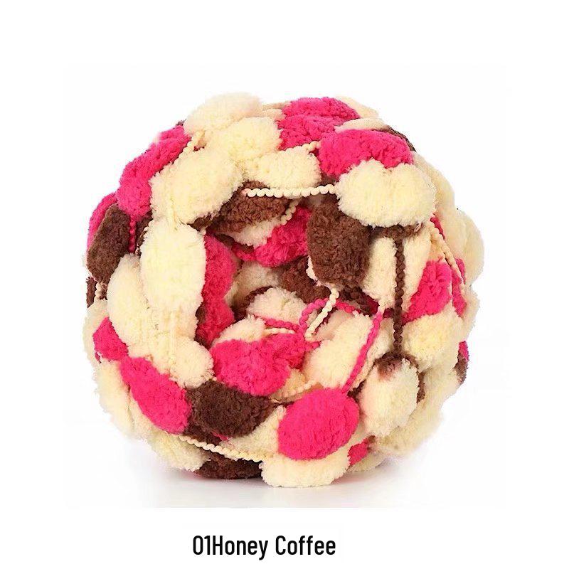 Bean Bean Hand-Knitted Thick Yarn Ball for DIY Projects: Large Ball for Carpets, Cushions, and Woven Blankets