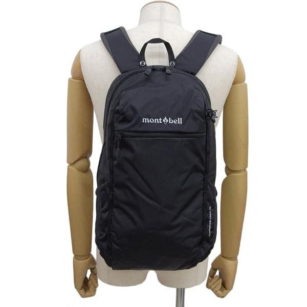 Montbell Garwal Pack 20, Nylon Backpack, Men's and Women's, 1133209, A4 Compatible (Black)