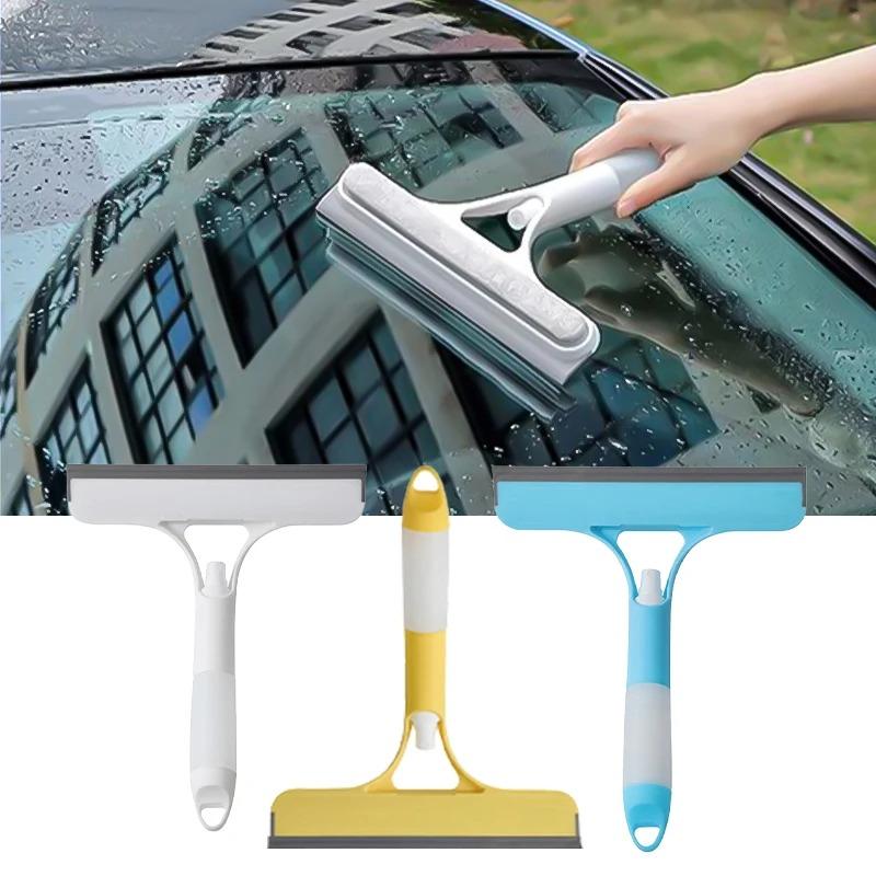 3 In 1 Glass Cleaning Wiper with Spray Bottle Multi-Purpose Door Car Windshield Cleaner for Car Window Cleaning Tool
