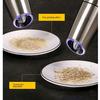 Electric Gravity Pepper & Salt Grinder with LED Light Kitchen Grinding Automatic