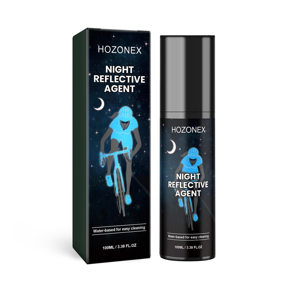 Night Reflective Safety Spray Paint for Bikes Clothing Outdoor Gear High Visibility Fluorescent Coating
