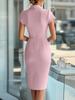 Rochie Fustă 2026 Europeană & Americană Nouă Modă Slim Fit Cataramă Decorativă Strâmtă pe Șolduri