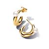 925 Silver Hollowed-out Carving Pearl Earrings Fit Women's Festivals Exquisite Charm Jewelry Trinkets Gifts
