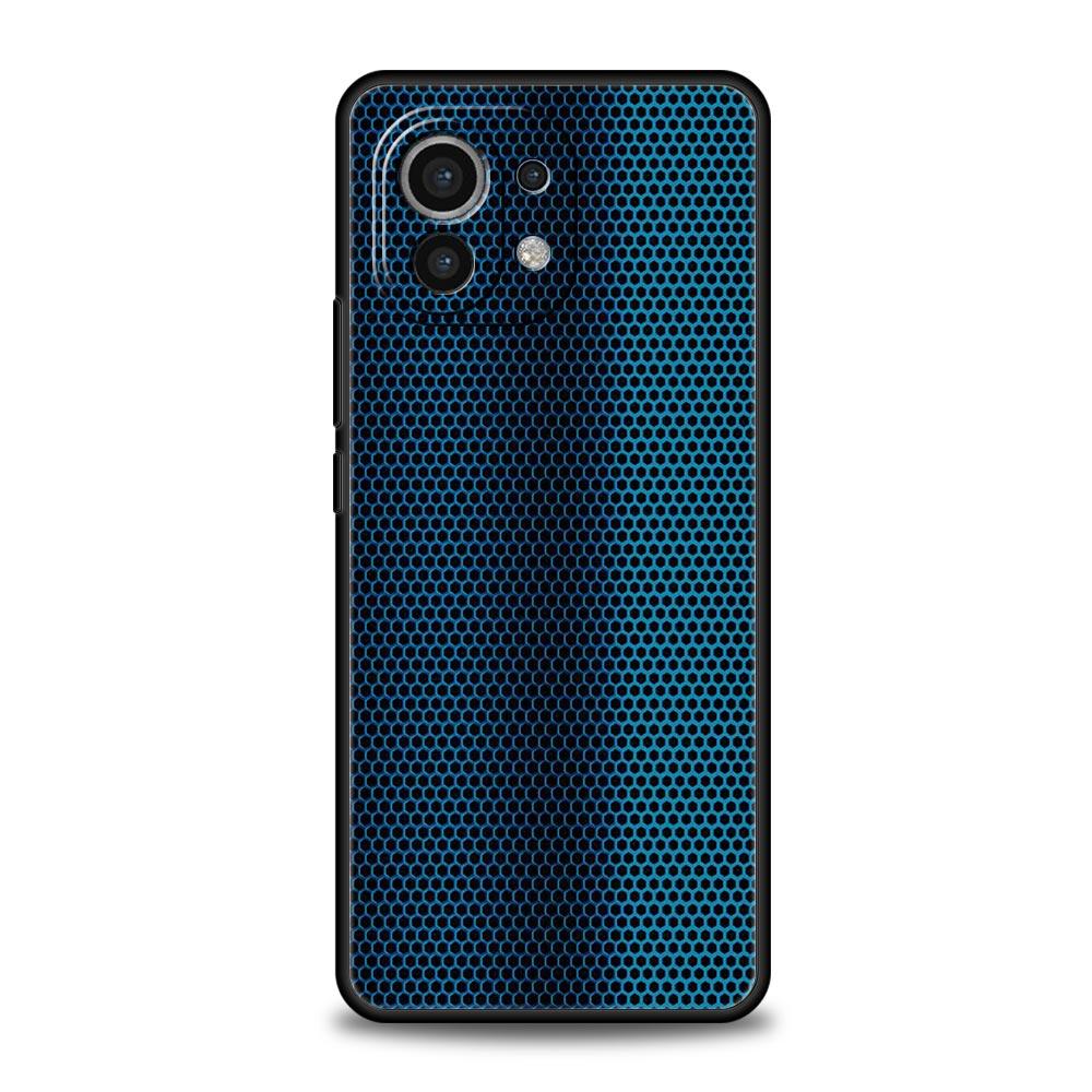 Phone Case For Xiaomi 13 12 11 Lite 12T 11T 10T 9T Mi Poco M4 M3 X4 X3 Pro F4 F3 GT 5G Cover Black Silicone Shell Carbon Fiber