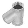 Y Strainer 1 12in Corrosion Resistant 304 Stainless Steel Y Type for Water Oil Gas Thread Pipe
