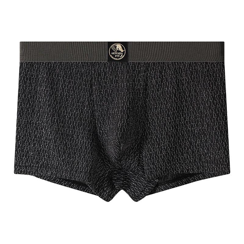 Мужские однотонные текстурированные боксеры