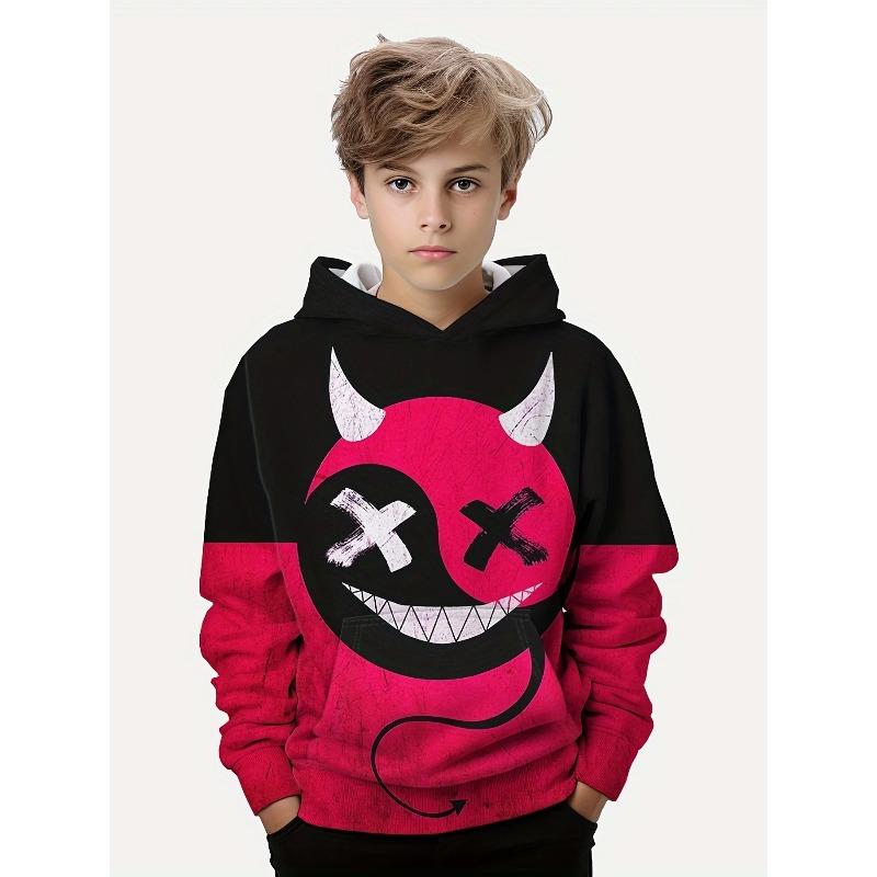 Casual Comfortable Sweatshirts Fashionable Children's Clothing Printed Hoodies Sweatshirts Boys