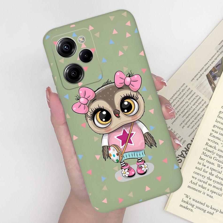 Cell Phone Case For Xiaomi Poco X5 Pro 5G Trendy Pattern Silicone Protective Matte Cover For PocoX5 X 5 X5Pro Capa Funda Bumper
