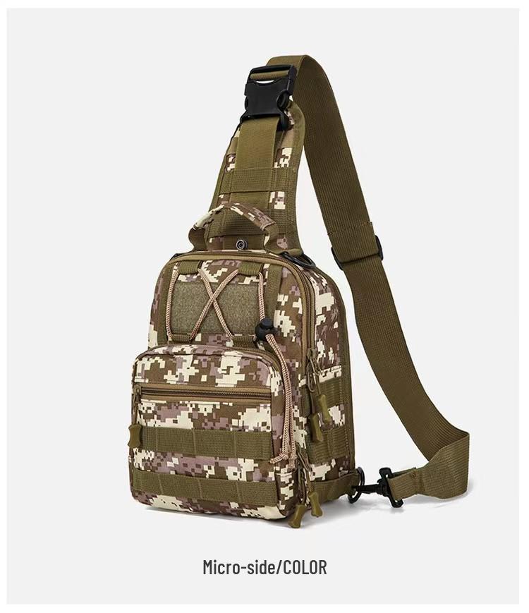 Men's Tactical Camouflage Chest Bag - Multifunctional Outdoor Mountaineering Sling