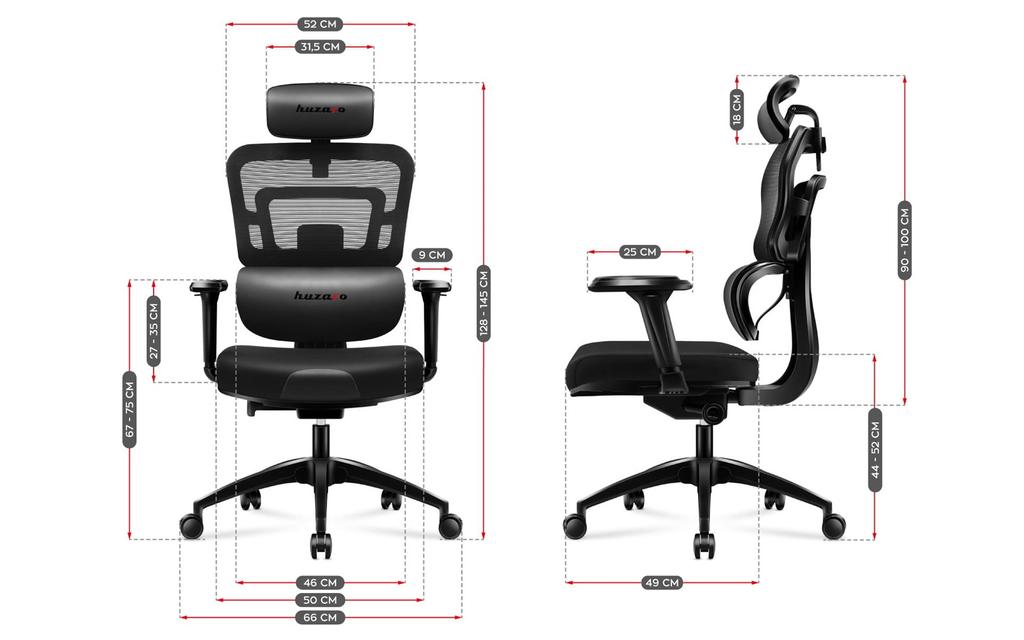 Huzaro Combat 7.0 Black Gaming Chair
