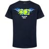 Valentino Rossi VR46 WRT Team Navy Sun & Moon Logo Tee Shirt Unisex T-Shirt