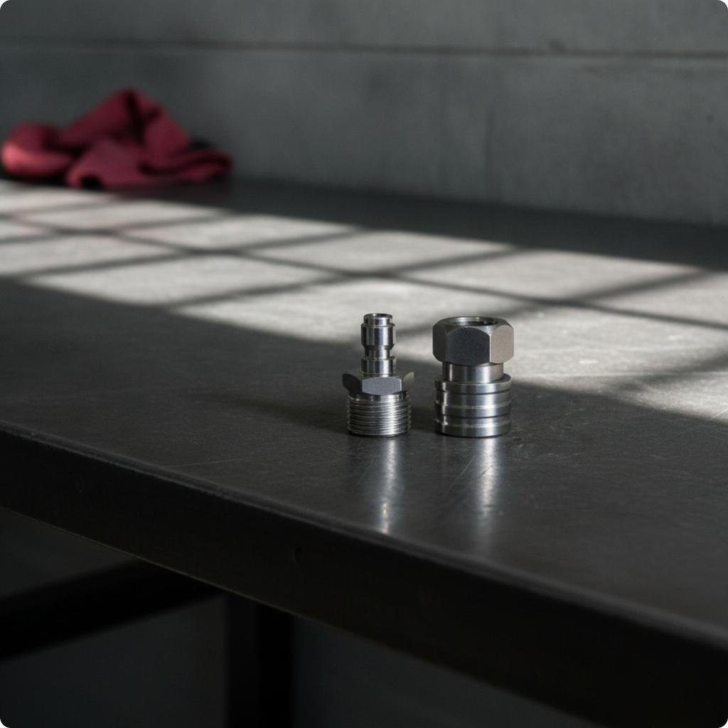 Water Outlet Adapter with Quick Coupling Stainless Steel M22 Hose Connector Resistant Connect