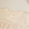 Korean Style Newborn Lace Romper - Baby Long Sleeve Bodysuit for Spring/Autumn