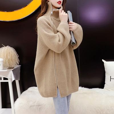 Design Sense Πουλόβερ με ψηλό λαιμό Γυναικείο πουλόβερ 2023 Νέο Φθινοπωρινό Χαλαρό Πουλόβερ Ευέλικτο Πλεκτό Πουλόβερ Γυναικείο Τοπ