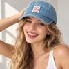 Washed Denim Denim Baseball Cap Vintage Sun Hat Casual Soft-Brimmed Hat  for Men Women