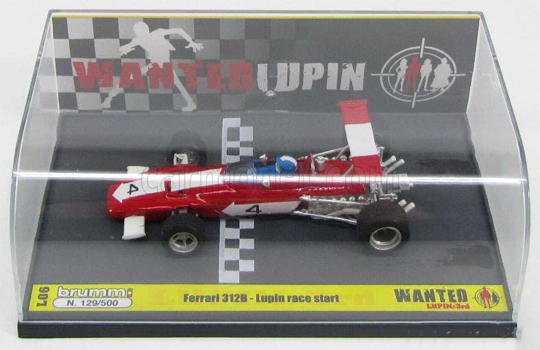 BRUMM 1/43 Ferrari 312B GESUCHT LUPIN III Rennstart