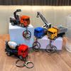 Cartoon Pullback Car Toy Pendant Movable Wheels Truck Key Pendant  Key/Backpack Decor