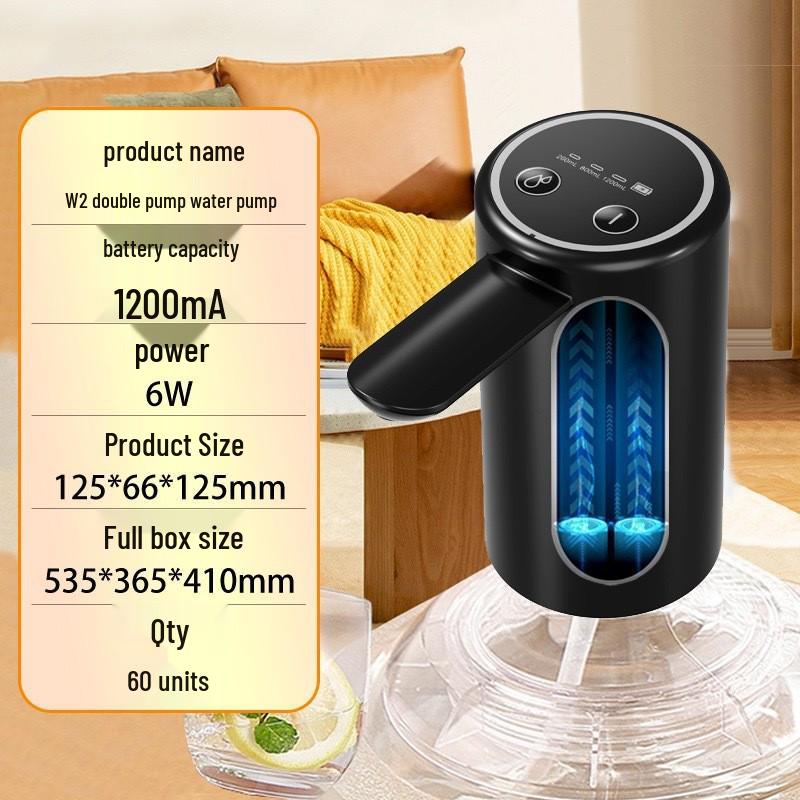 Electric Folding Water Dispenser: Automatic Rechargeable Hand Pump for Bottled Water