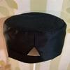 Wear Resistant Chef Flat Top Caps Mesh Head Circumference Breathable Sushi Cap  Both Sexes Chef