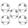 5 Piece Smooth Metallic Sphere Napkin Holders Holiday Dining Decors for Holiday Dining and Contemporary Tabletop Display