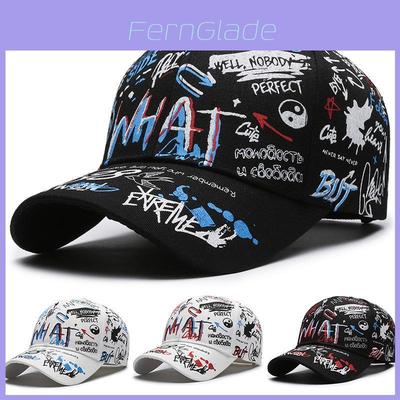 Hip Hop Baseball Cap With Digital Print Cotton Sunshade For Men Women