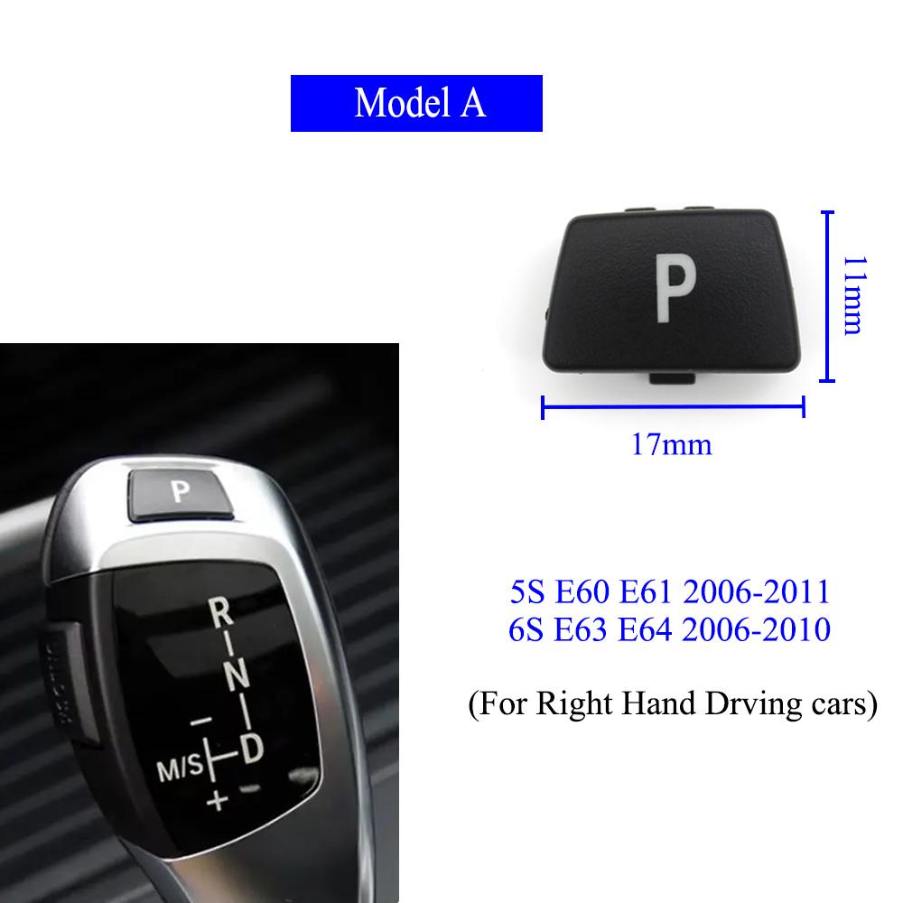 Interior Car Gear Shift Lever P Auto Button Cap Parking Control For BMW 1 2 3 4 5 7 X3 X4 X5 X6 E60 F20 F21 F30 F34 F36 F10 F25