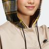 Adidas Neo Short Hooded Long Sleeve Zip Jacket Women Outerwear Khaki IA6892