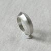 warmrecord Silver925 matte Slash Pinky Ring_R040