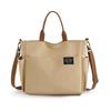 Women's Bag, Large Capacity Canvas Handbag, Fashionable Short Distance Lightweight Travel Bag, Simple Casual Shoulder Bag