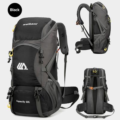 50L Water Resistant Hiking Backpack Outdoor Sport Daypack Travel Bag for Camping Climbing Traveling