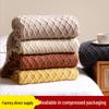 Nordic Knitted Sofa Blanket with Tassels - Summer Cool Shawl or Bed Runner