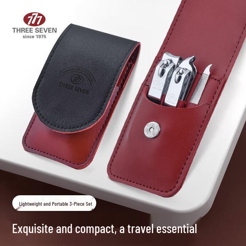 777 Three Seven Portable 3-Piece Manicure Set