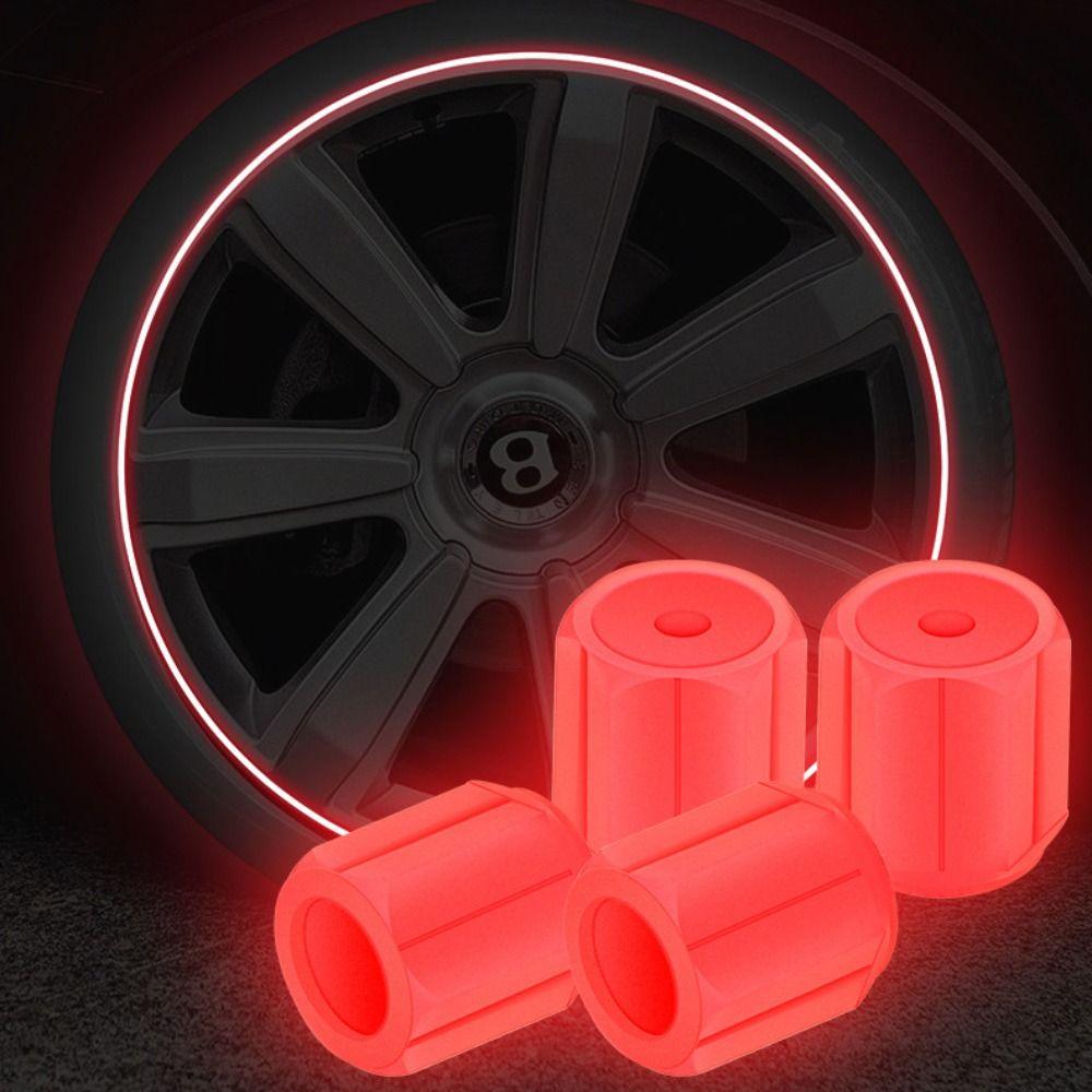 Parts Tires Accessories Tire Valve Stem Caps Tyre Stem Cover Stem Air Valve Caps Luminous Valve Cap