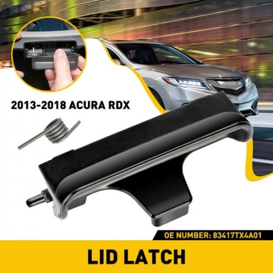 for Acura Center RDX 2013-2018 Console Lid Latch Armrest Black Lock 83417TX4A01