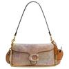 Tabby 26 C-shaped Snap Button Detachable Shoulder Strap Suede and Cowhide Hand-held Shoulder Bag Medium Size Women's Multi-color
