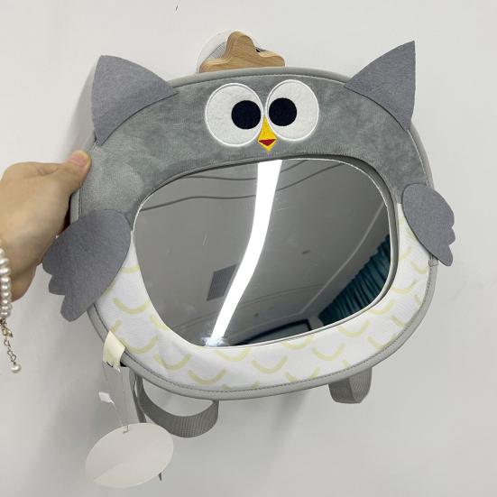 Baby Seat Mirror Reflective Large Vision Acrylic Cute Cartoon Safety Back Babyview Mirror Household Supplies