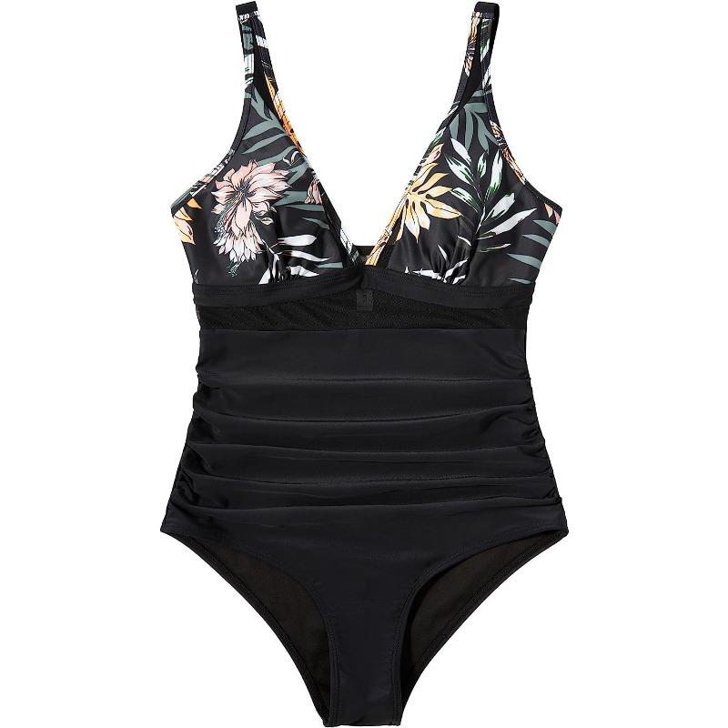 One-piece swimsuit Sexy tight clear bikini swimsuit, backless perspective