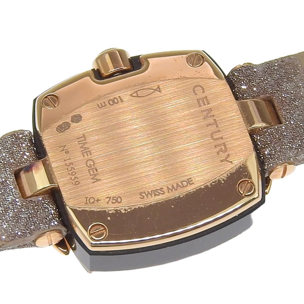CENTURY Bolero Watches 966.2.F.M80.70.KIG goldDial K18 yellow gold/leather Quartz Analog display Women Used