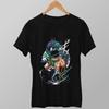 Sommer T-Shirt ONE PIECE Anime Zorro Herren Damen Harajuku Vintage Kurzarm Locker Übergroß Lässig Fitness Bequem Y2k Oberteil