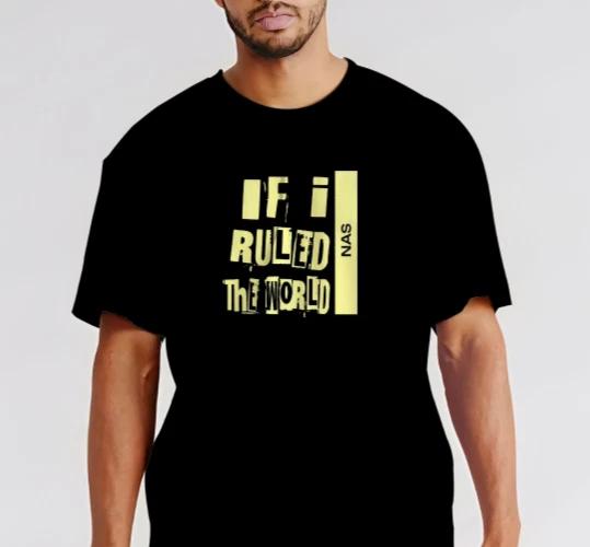 Men s and Women s T-shirts NAS MUSIC LYRIC - T-Shirt Size S-5XL XXXXL