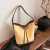 Large Capacity Bucket Bag Women's 2026 New Autumn and Winter Matte Fleece Shoulder Bag Texture Commuter Tote Bag