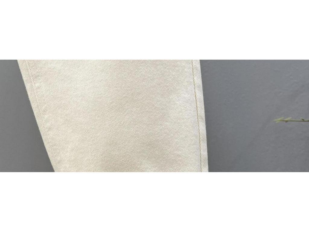 Women's High Waist White Denim Harem Pants - Spring/Summer 2026