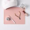 Nail Art Table Mat Pink Beauty Nail Pad Leather Soft Display Nail Practice Anti-slip Pad Nail Armrest Cushion