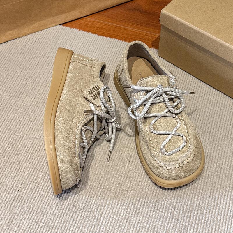 Thick-soled All-inclusive Single Shoes Women's 2025 New Fashionable Versatile One-pedal Kangaroo Shoes Wear-resistant Beef Tendon Half-tray Shoes